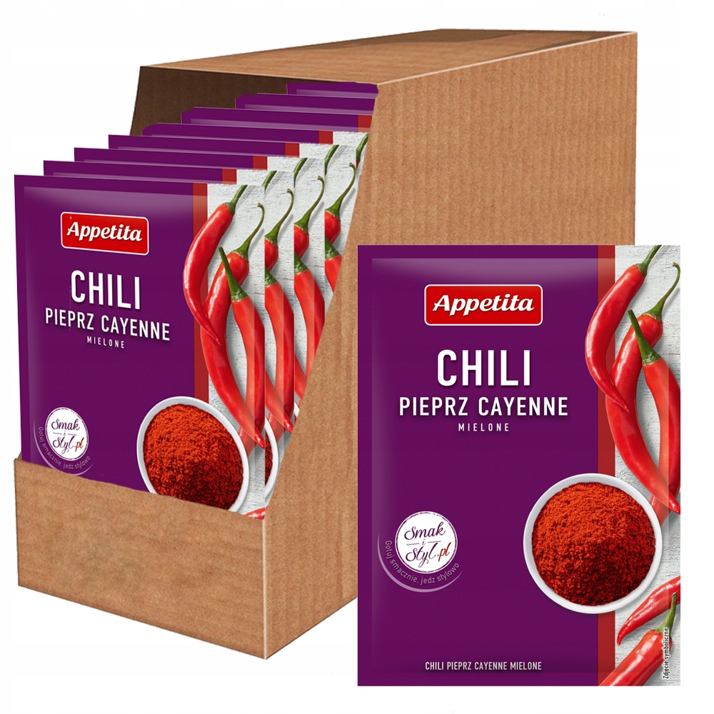 Levně Appetita Mleté chilli 15 g x 25 kusů