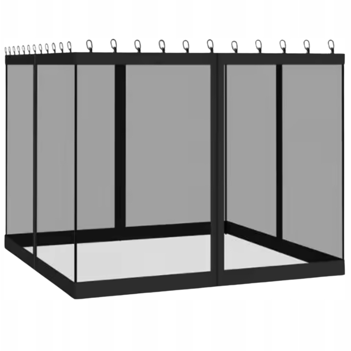 Moskytiéra Do Altánku 300 x 300 cm Černá Boční stěny pro pavilon stanu