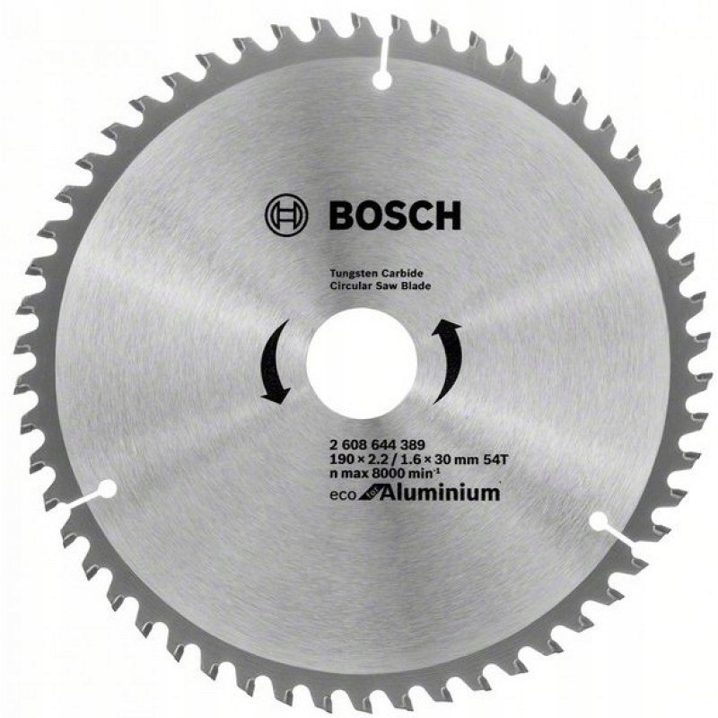 

Bosch Tarcza Piła 190 mm/30mm 54z Panele Aluminium