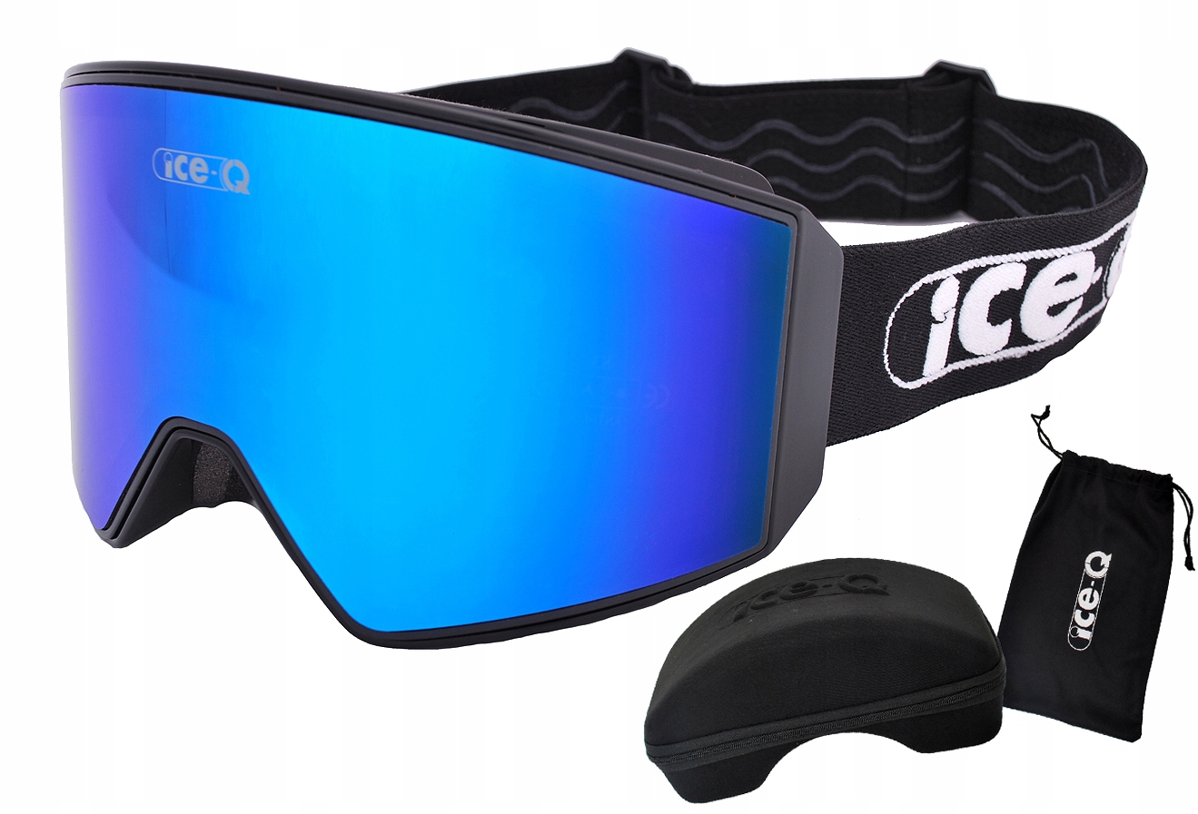 Ice-q Gogle narciarskie Ski Prestige-1 UV-400 kat. S3, etui, pokrowiec