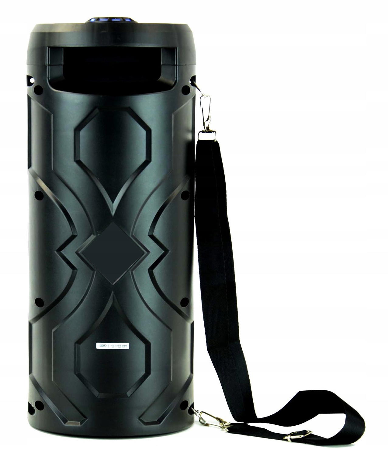 PRZENOŚNA KOLUMNA ESTRADOWA KARAOKE BLUETOOTH USB 2 MIKROFONY BEZPRZEWODOWE Model 6LED