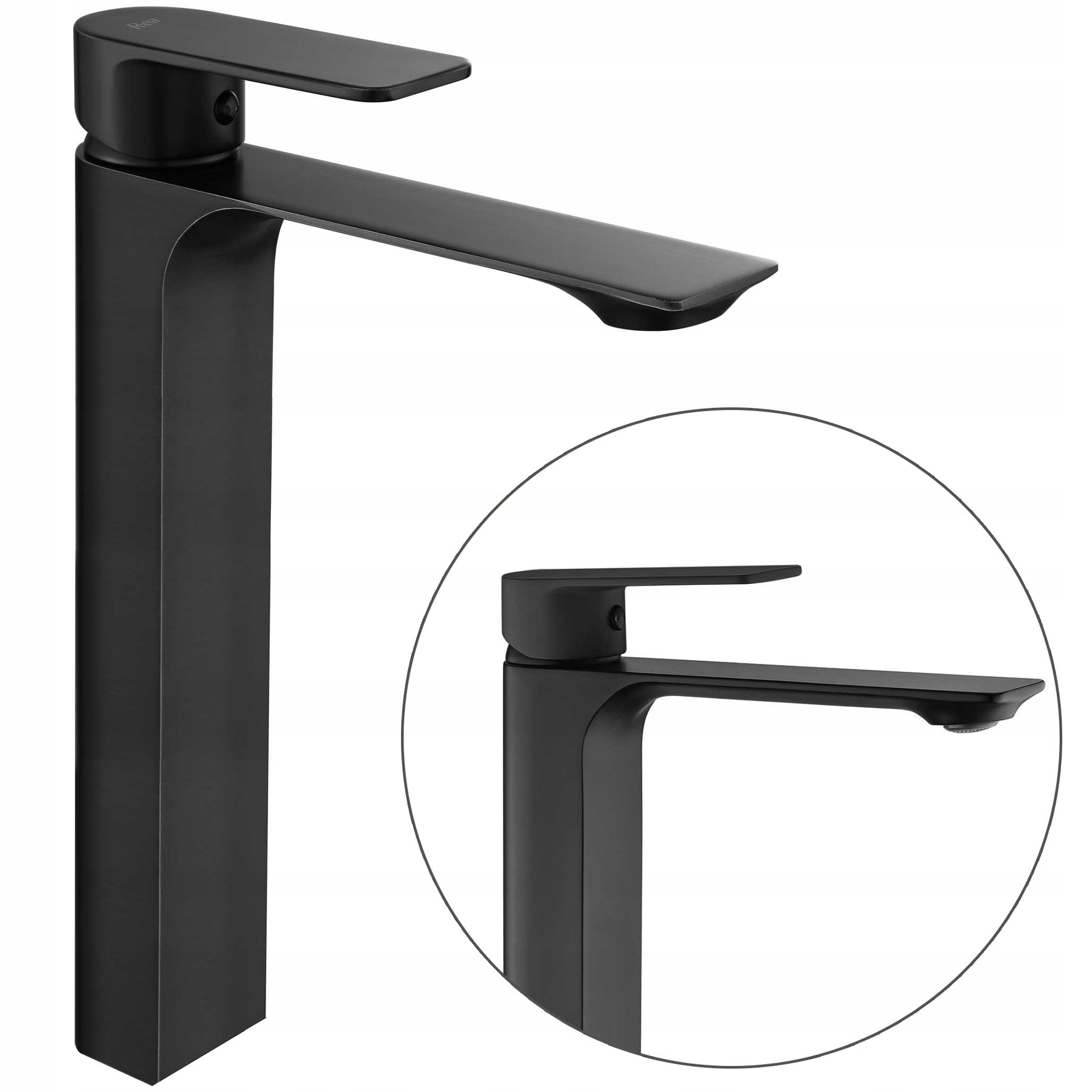 Umývadlová batéria k umývadlu čierna vysoká Rea Urban matná Elegantná