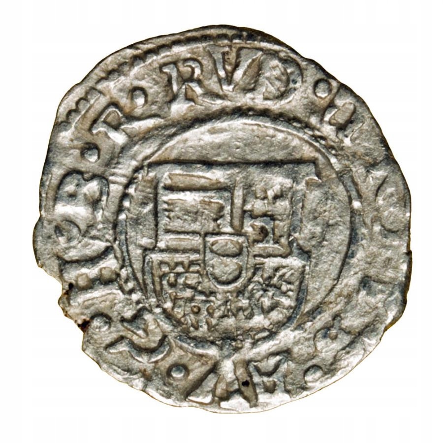 Denar 1601 Rudolf II Habsburg Węgry Kremnica