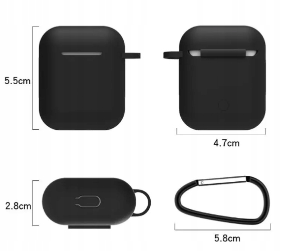 ETUI Airpods case ZESTAW 6 w1 do słuchawek Model Airpods pro
