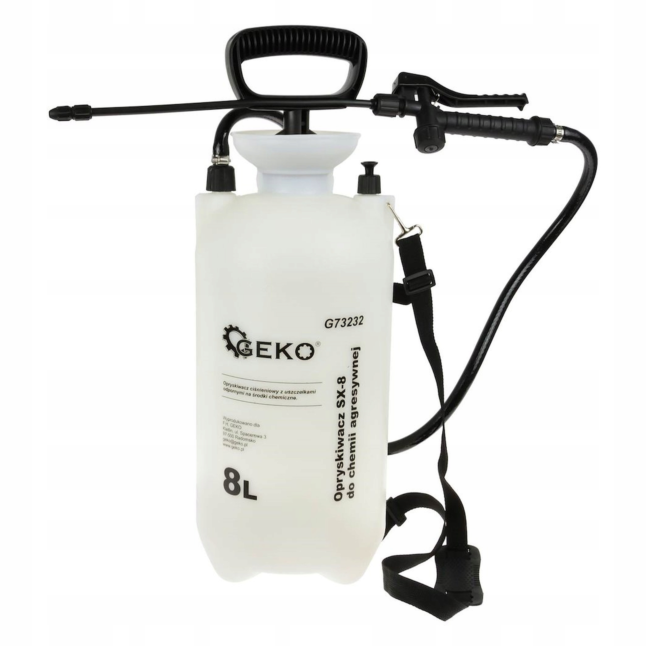 Geko Tlakový postřikovač 8L pro agresivní chemii SX-8