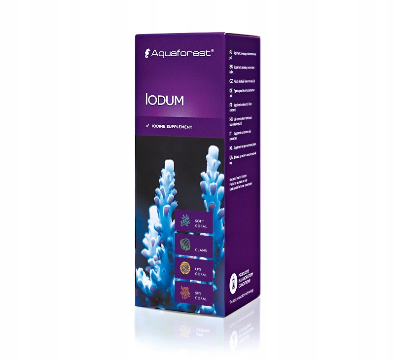 Aquaforest Iodum 50 ML Doplněk Jódu Pro Korálovce Posiluje Zbarvení