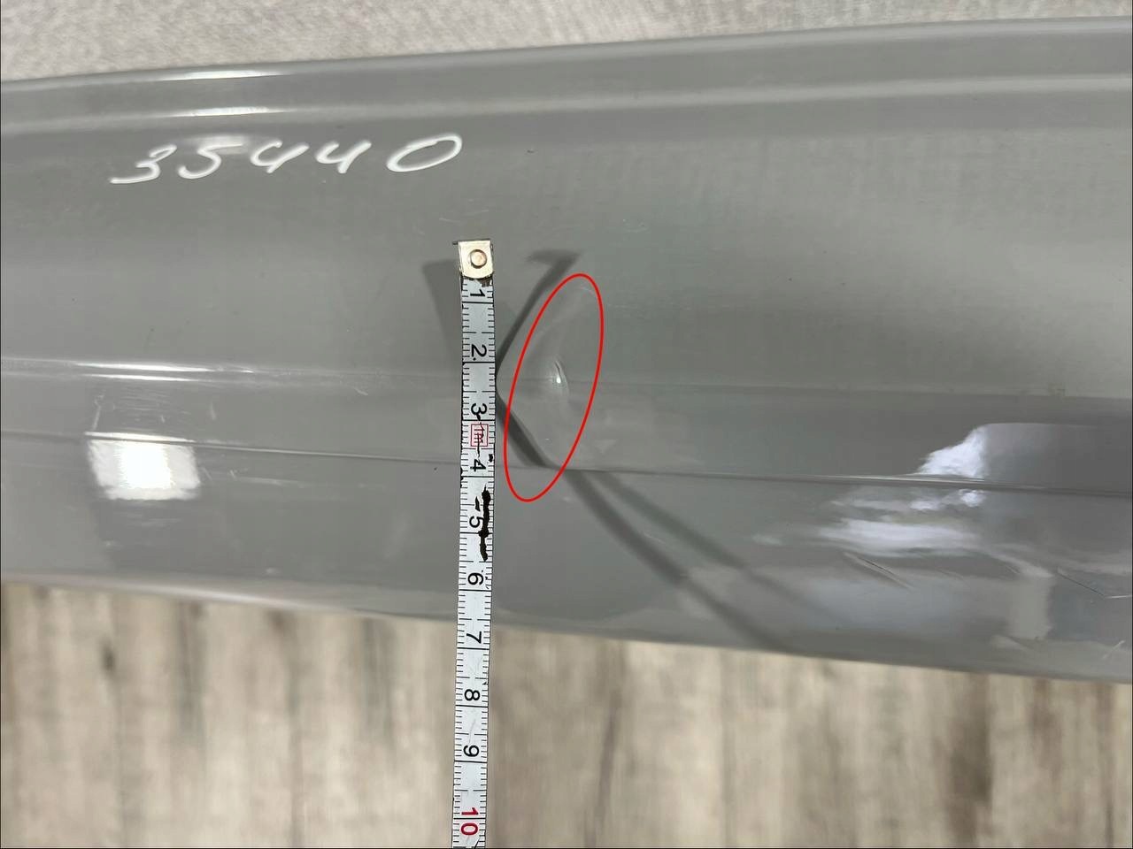 FORD TRANSIT CUSTOM II MK2 2023-> bumper rear part PZ31-17E962-G