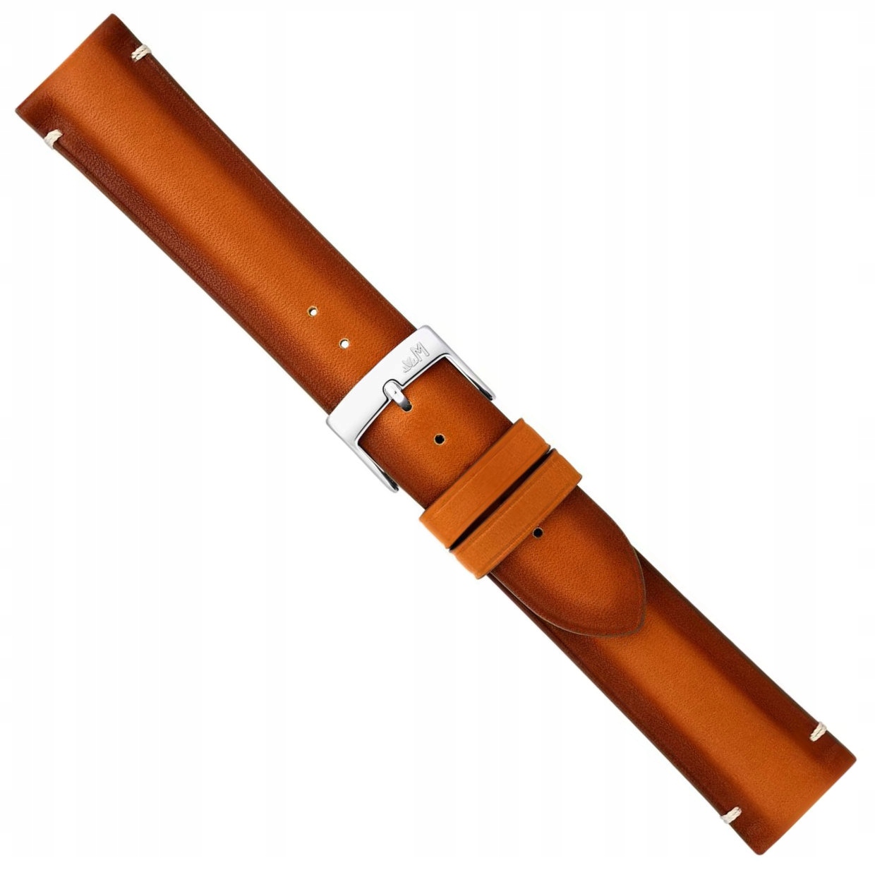 Hnědý Kožený Měkký Italský Řemínek Na Hodinky Morellato 22 mm X6120