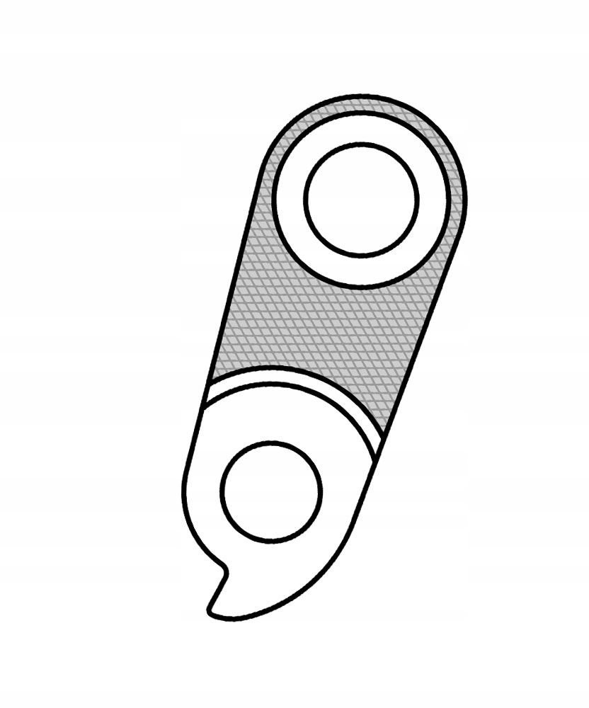 Hak Przerzutki GH-247 KTM Model GH-247