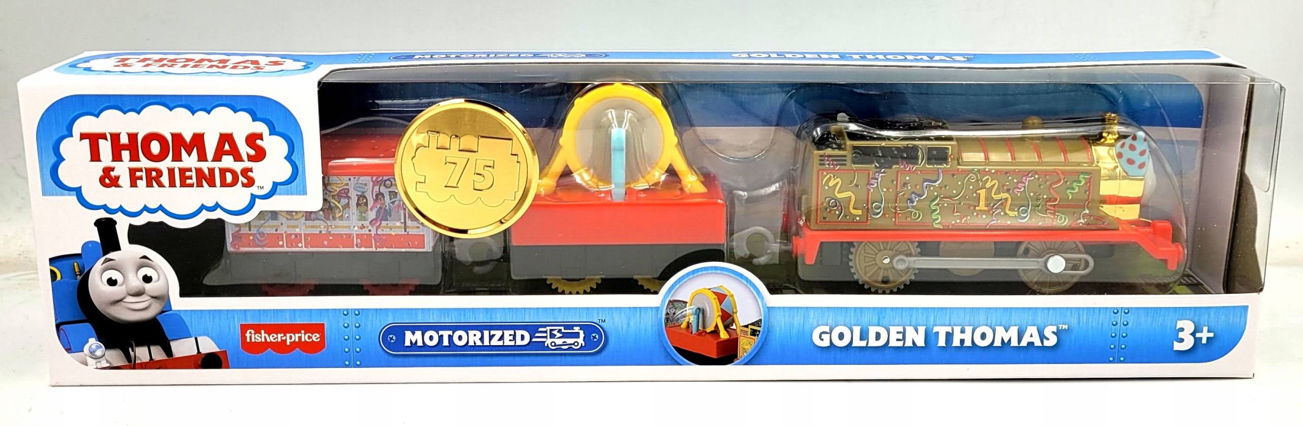 

Złoty Tomek Trackmaster Kolejka Lokomotywa