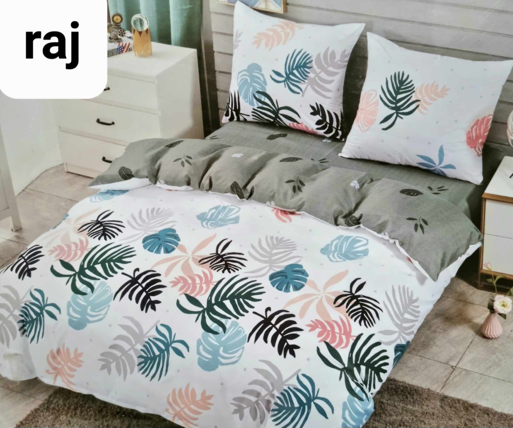 POŚCIEL DWUSTRONNA komplet 160x200 BAWEŁNA 100% Wymiary kołdry 160x200cm