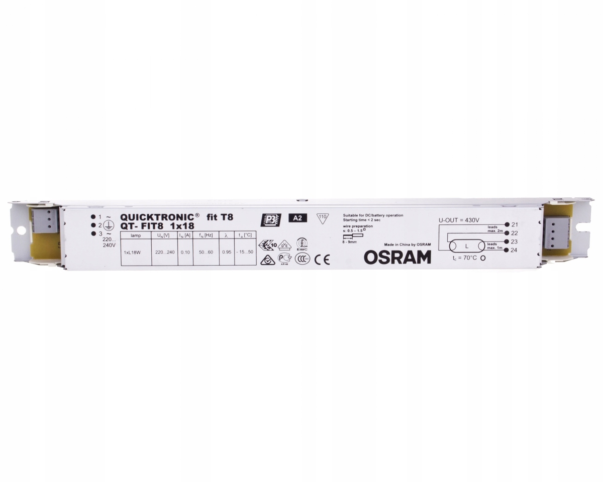 Osram Quicktronic Fit 8 1X18 4008321294180