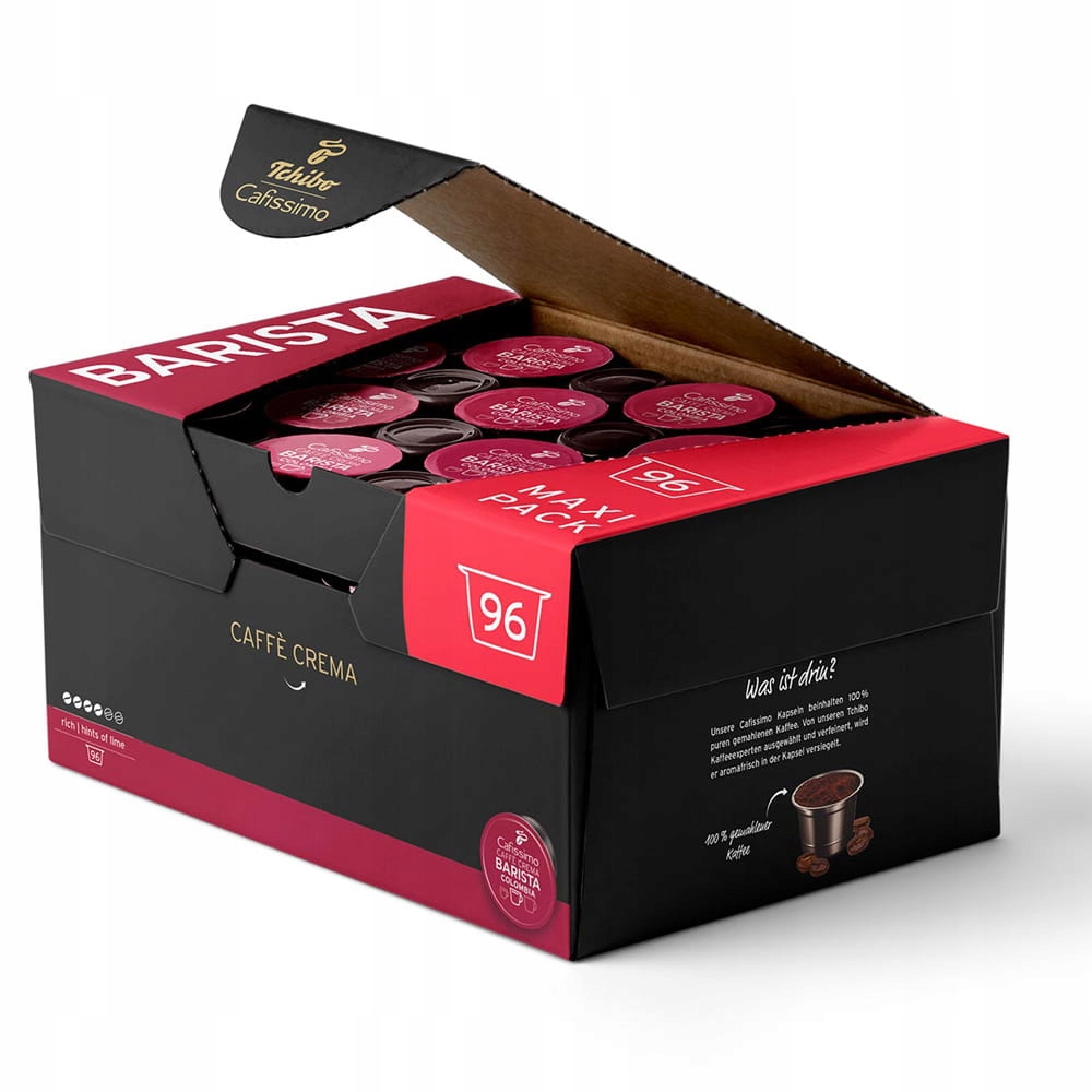 Tchibo Kawa Cafissimo Barista Caffe Crema Colombia 96 kapsułek