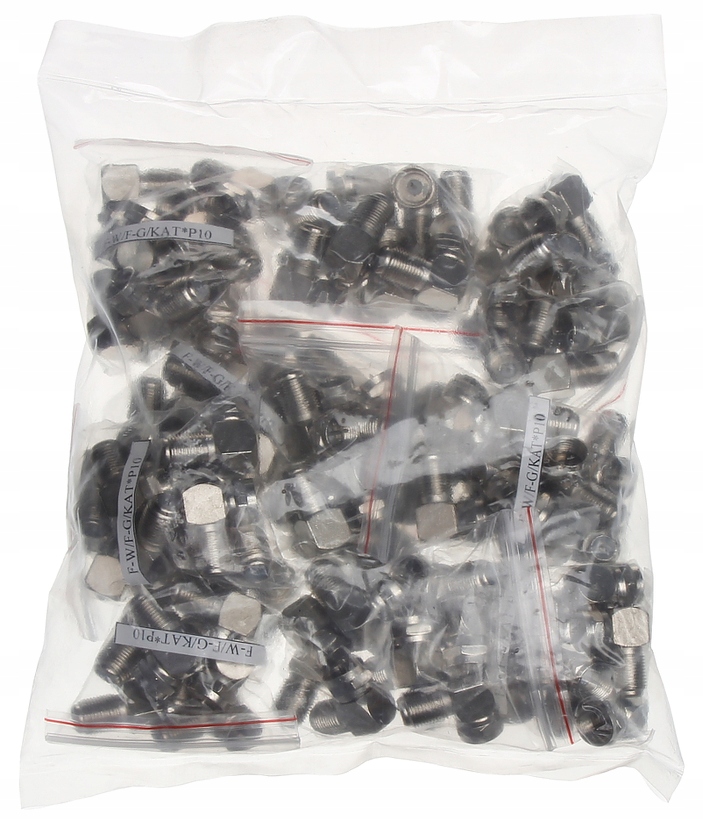 Úhlová spojka F-W/F-G/KAT*P100, balení 100 ks