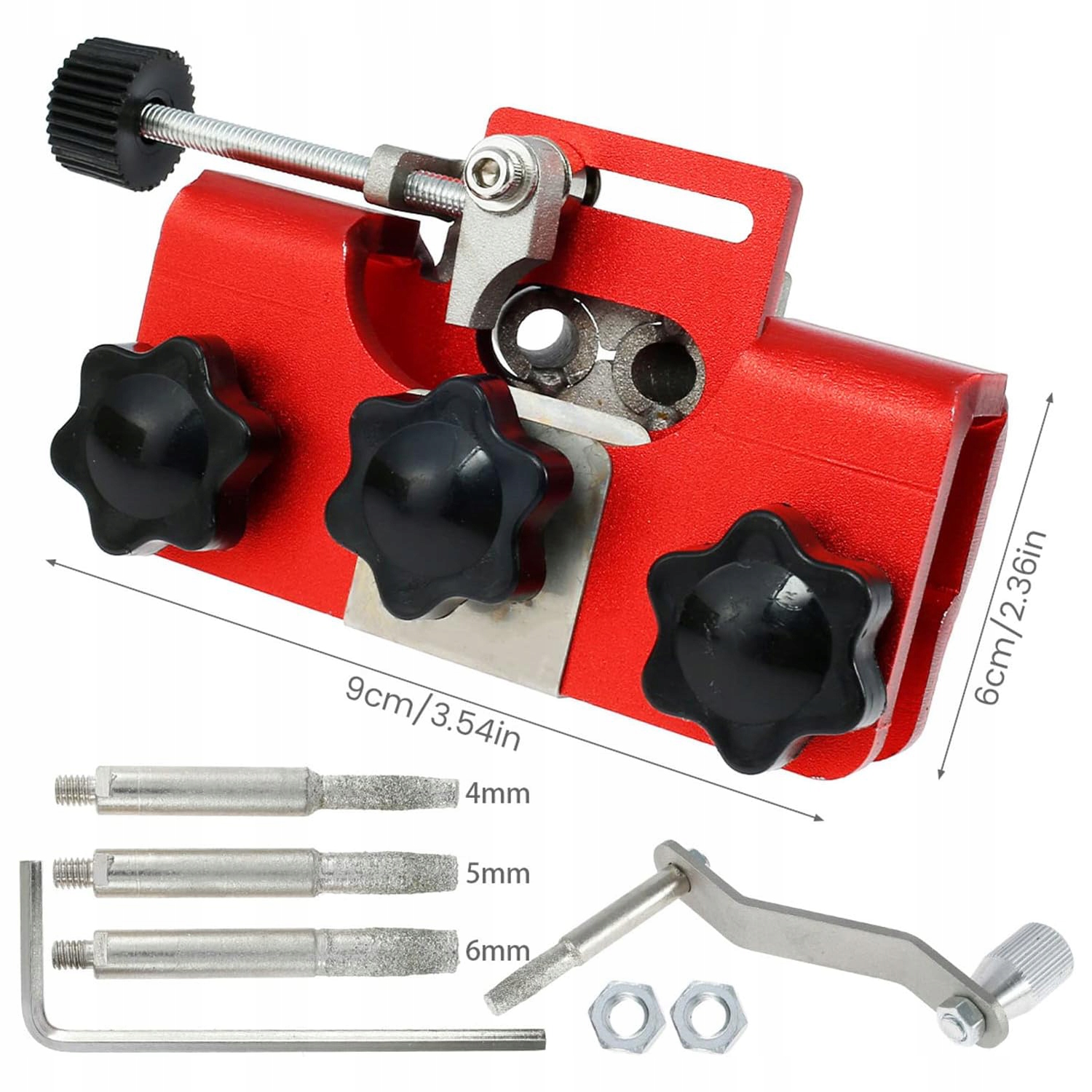 RĘCZNA OSTRZAŁKA DO PIŁ ŁAŃCUCHOWYCH Z 4/5/6MM PRĘTY SZLIFIERSKIE Kod producenta 3652693