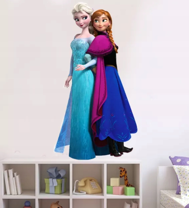 

Naklejki Na Ścianę ścienne Elsa Kraina Lodu Anna