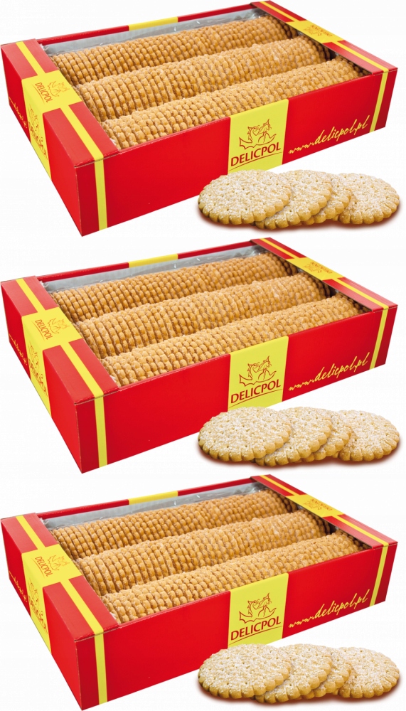 Delicpol domowe z cukrem 2,5 kg x3