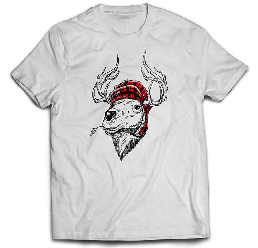 

Koszulka Grafika Prezent Jeleń Deer Śmieszne 3XL