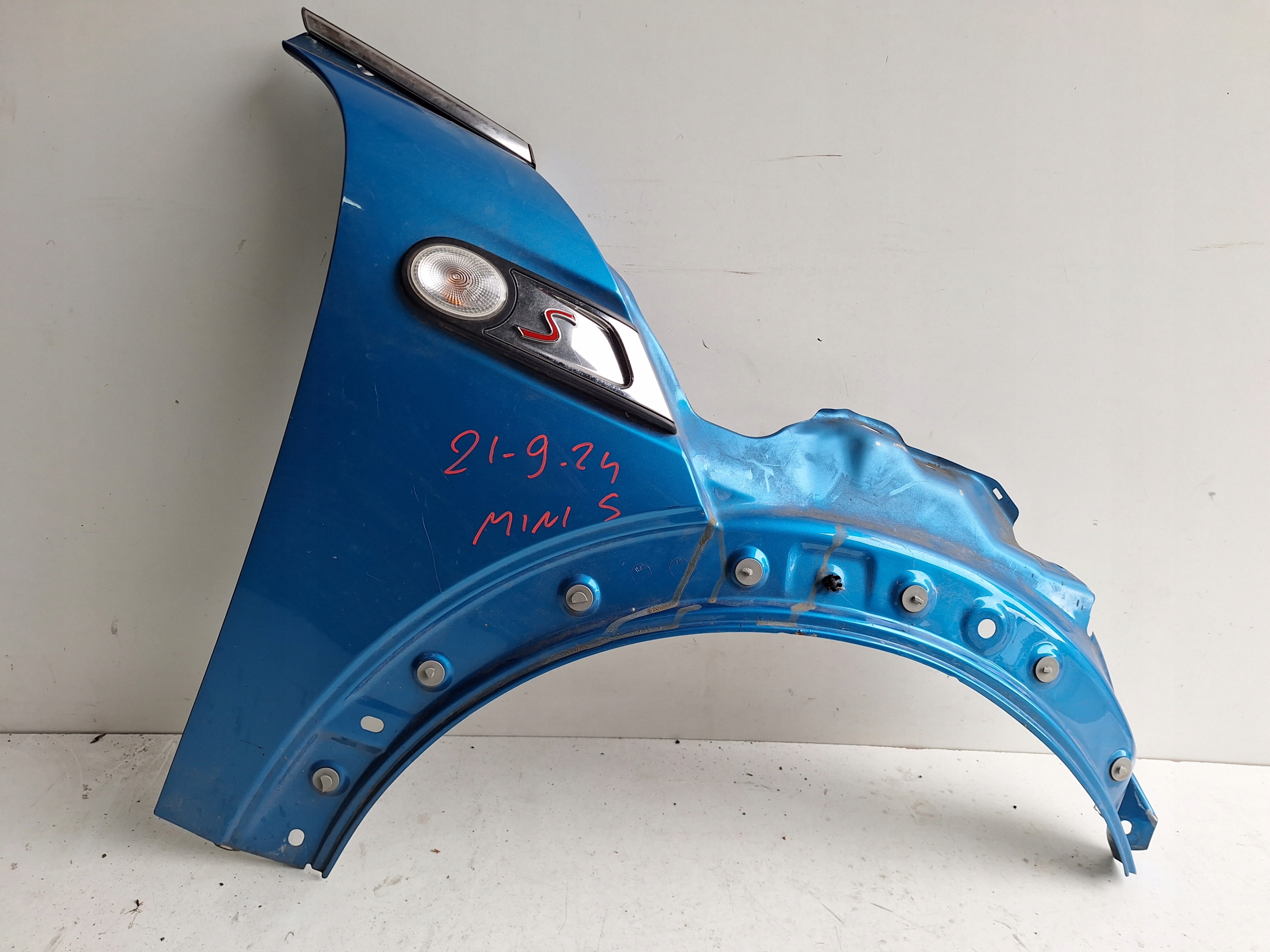 MINI COOPER S R55 R56 R57 R59 06-13 parafango Destra