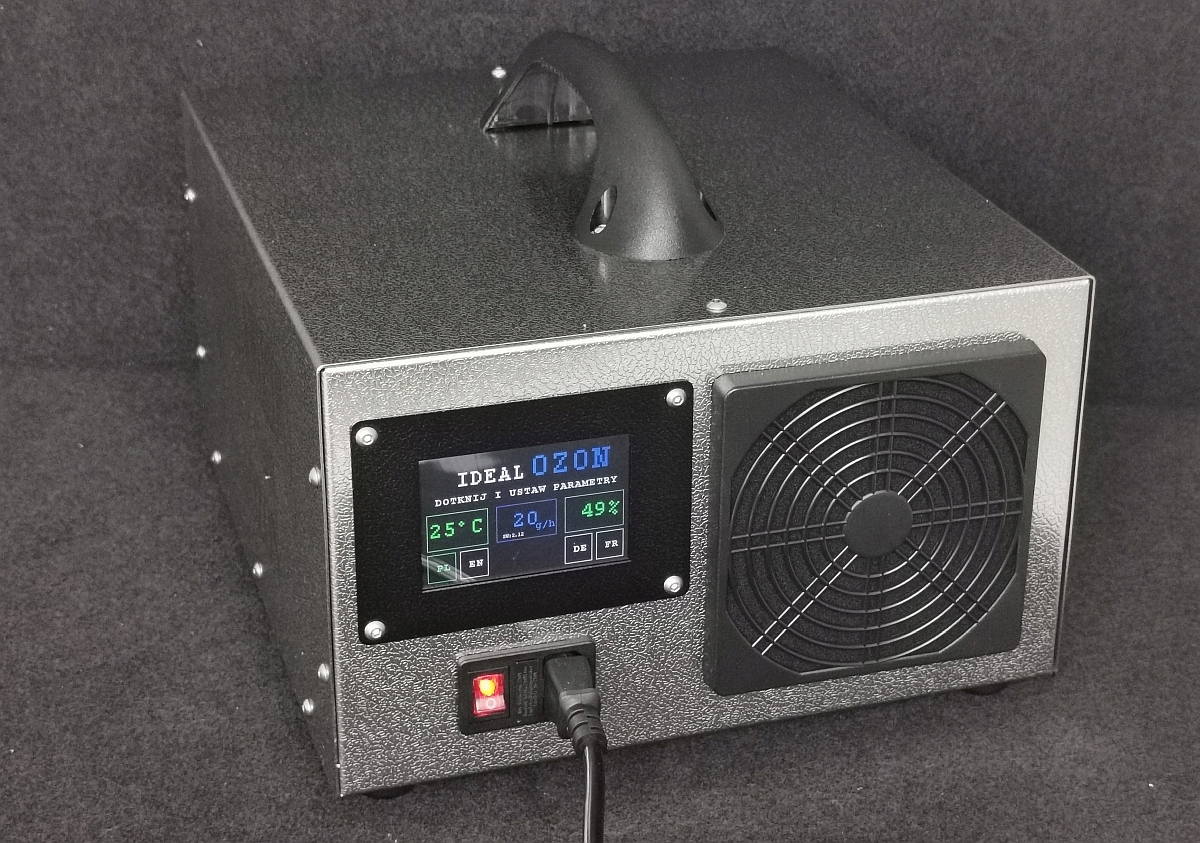 Przemysłowy OZONATOR DO SAMOCHODU reg. ozonu 2-20g EAN (GTIN) 5904474267653