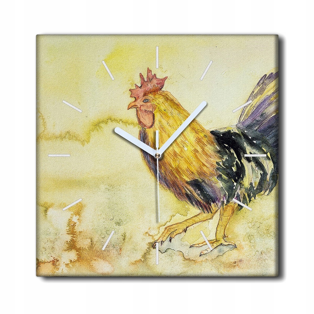 

Zegar na ramie 30x30 Kogut Zwierzę Kura