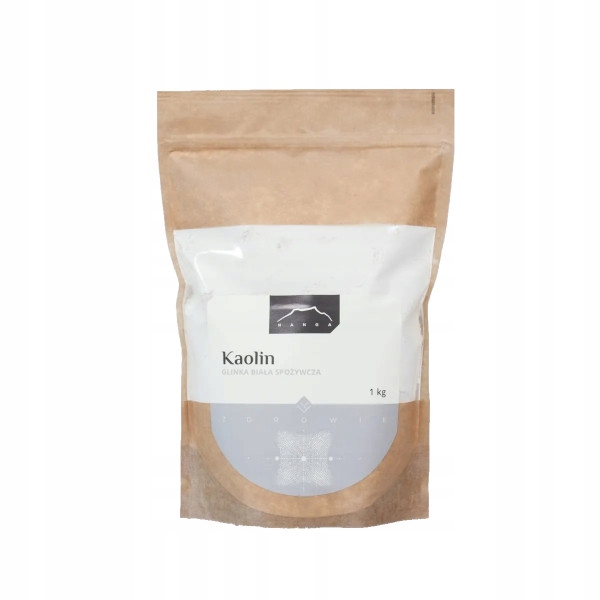 

Kaolin glinka biała spożywcza 1kg Nanga