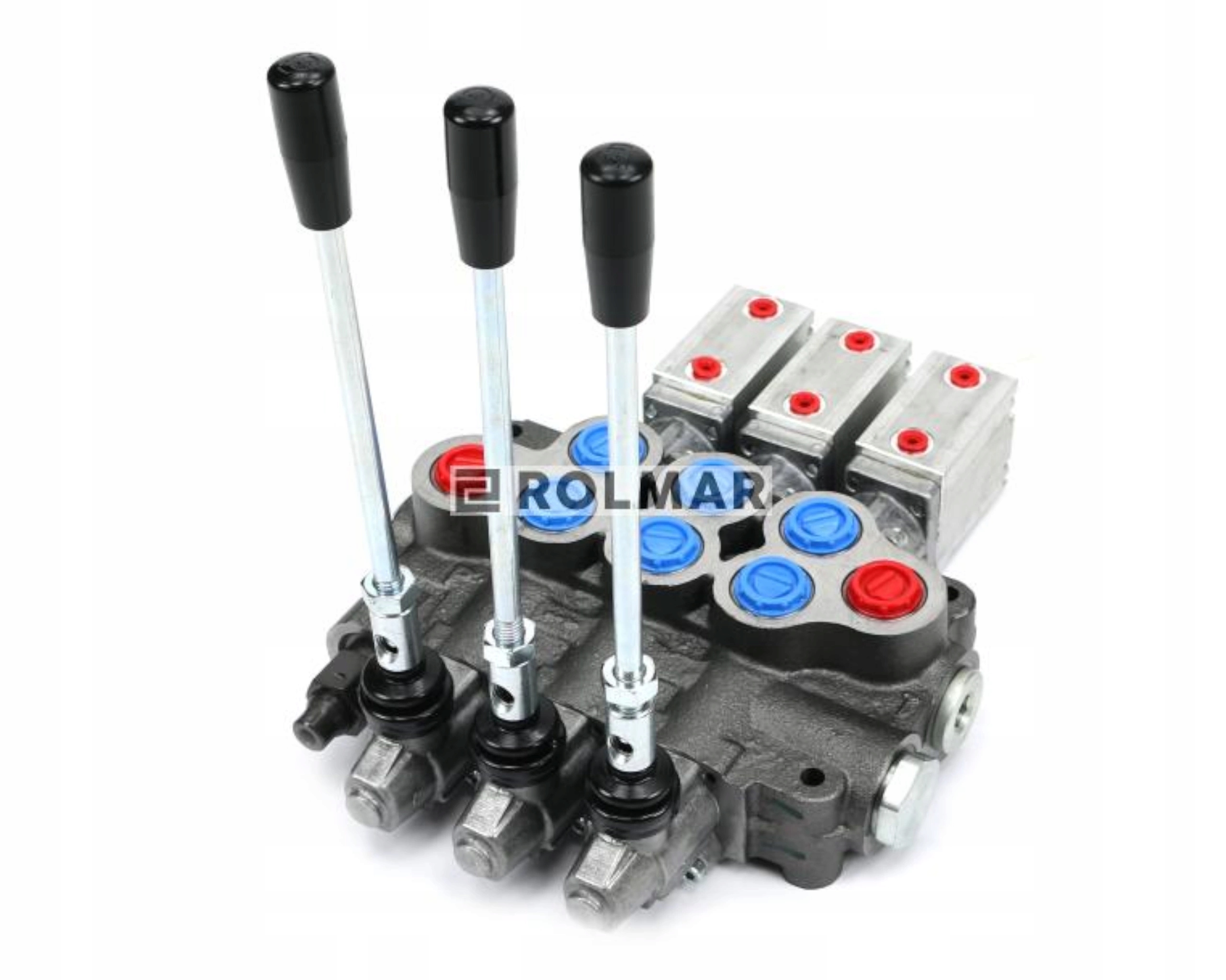 Hydraulický rozdělovač 3 sec Ruční-elektr 12 DC