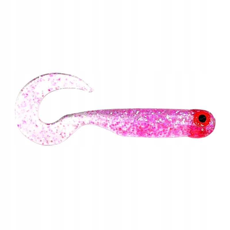 Great Fish GF1 Twister Fish Scent 49mm 0,9g Glitter Pink 10szt.