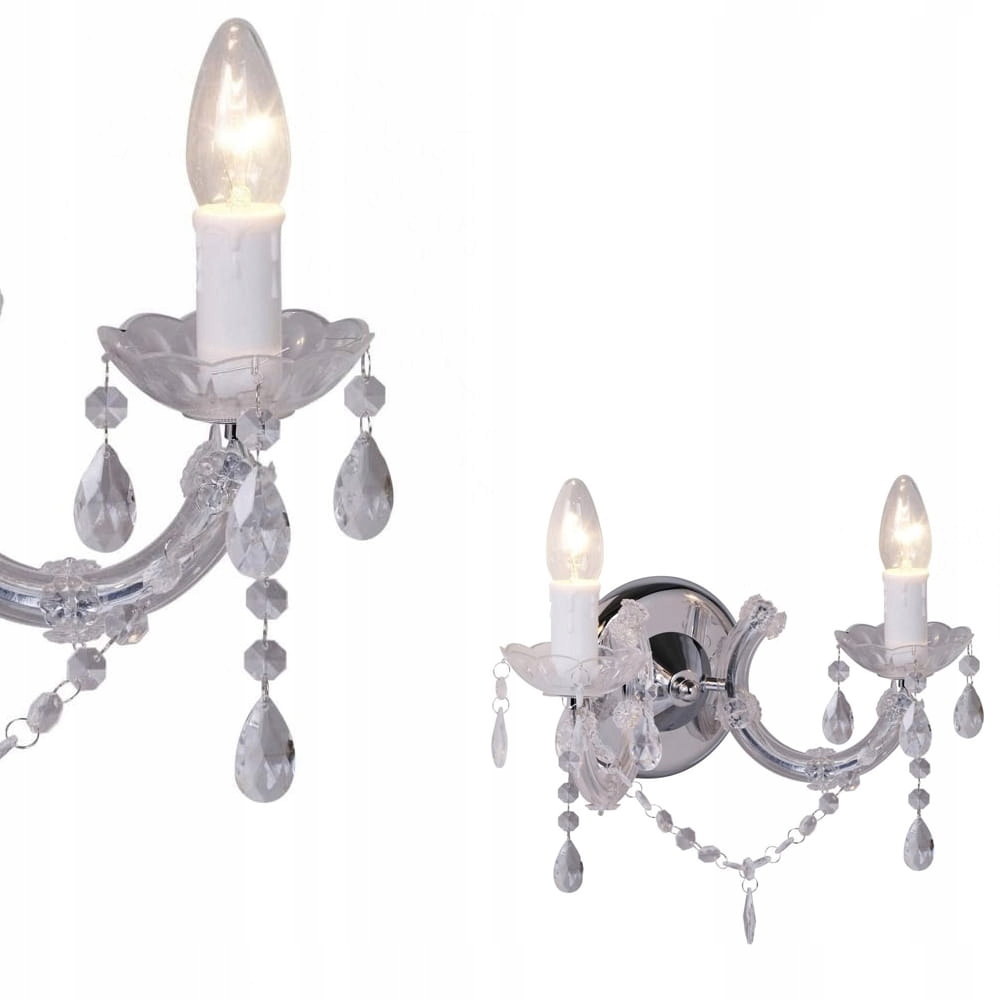 Nástěnná lampa svícen Magnolie bílá pro E14 RLB94016-2A Zuma Line