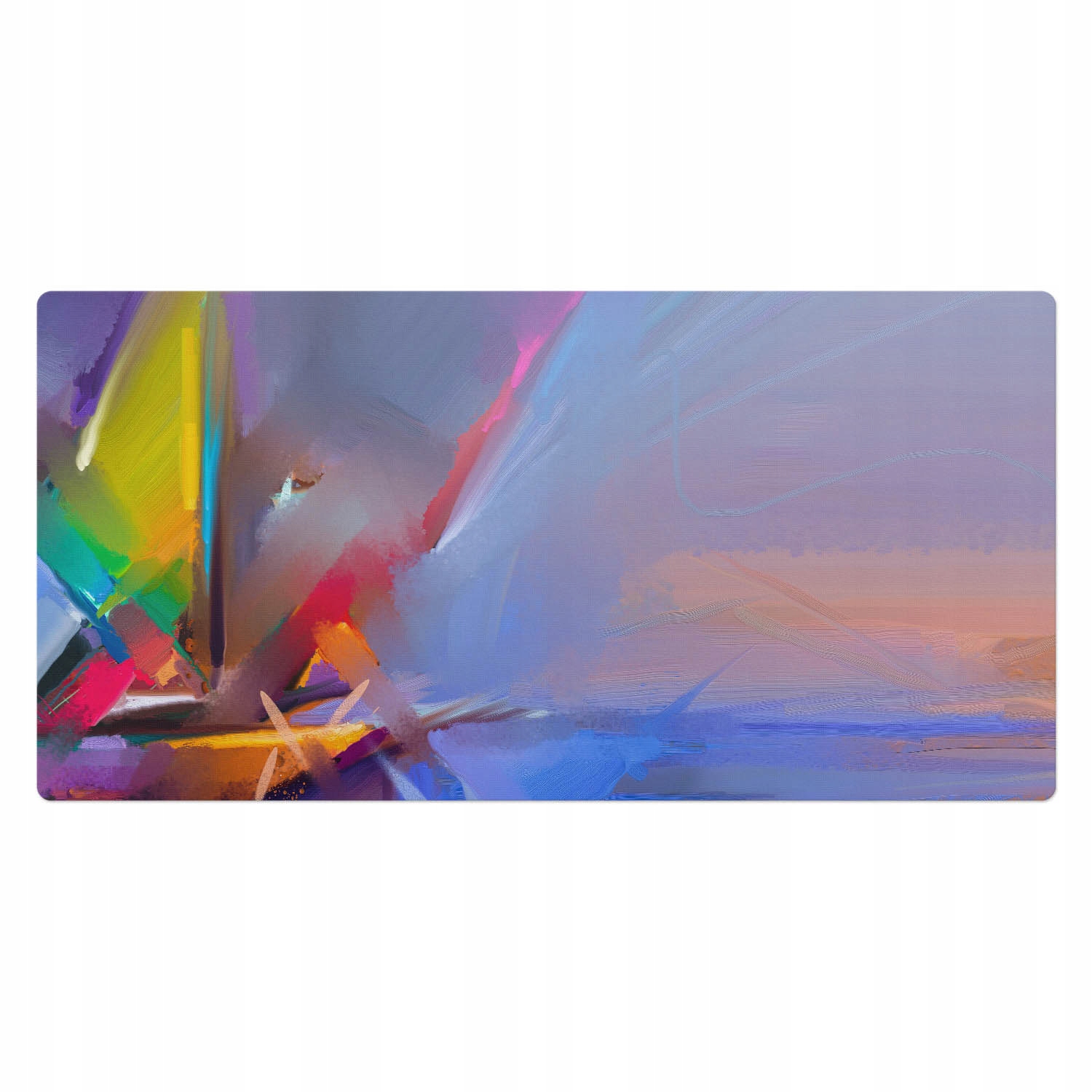 Vinylová podložka na stůl se stylovým potiskem Moderní akcenty 100 x 50 cm