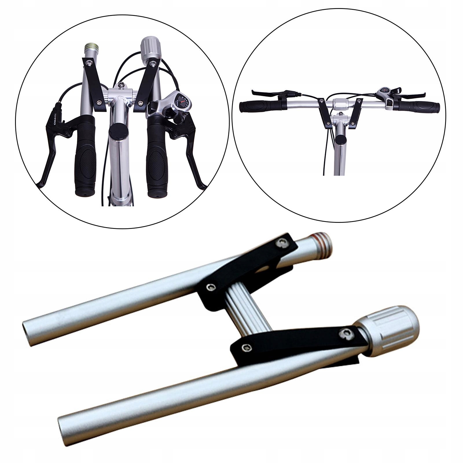 Składana kierownica Rower górski Bary Wymiana High Riser Bar 25.4mm