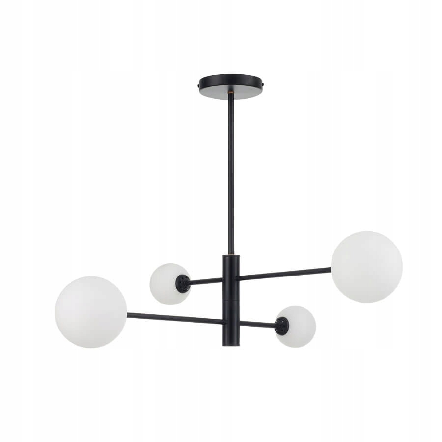 Lampa wisząca czarna Dorado 4 Light Prestige
