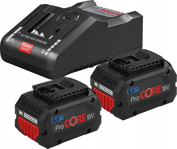 

Bosch Pro Zestaw Startowy 18V 2*8.0AH Ładowarka