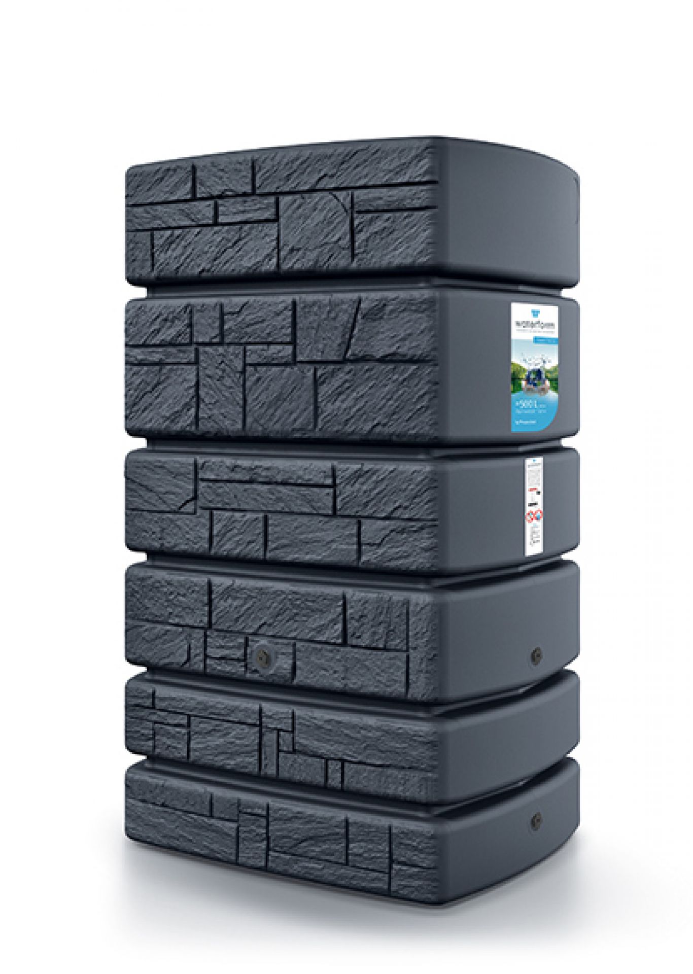 Zbiornik na deszczówkę 500 l 130x58,3X77,5 cm Waga 21 kg