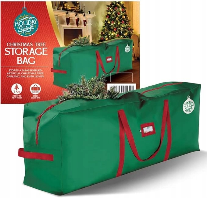 Dekorativní obal pod vánoční stromeček Holiday Spirit 2,5 m zelený