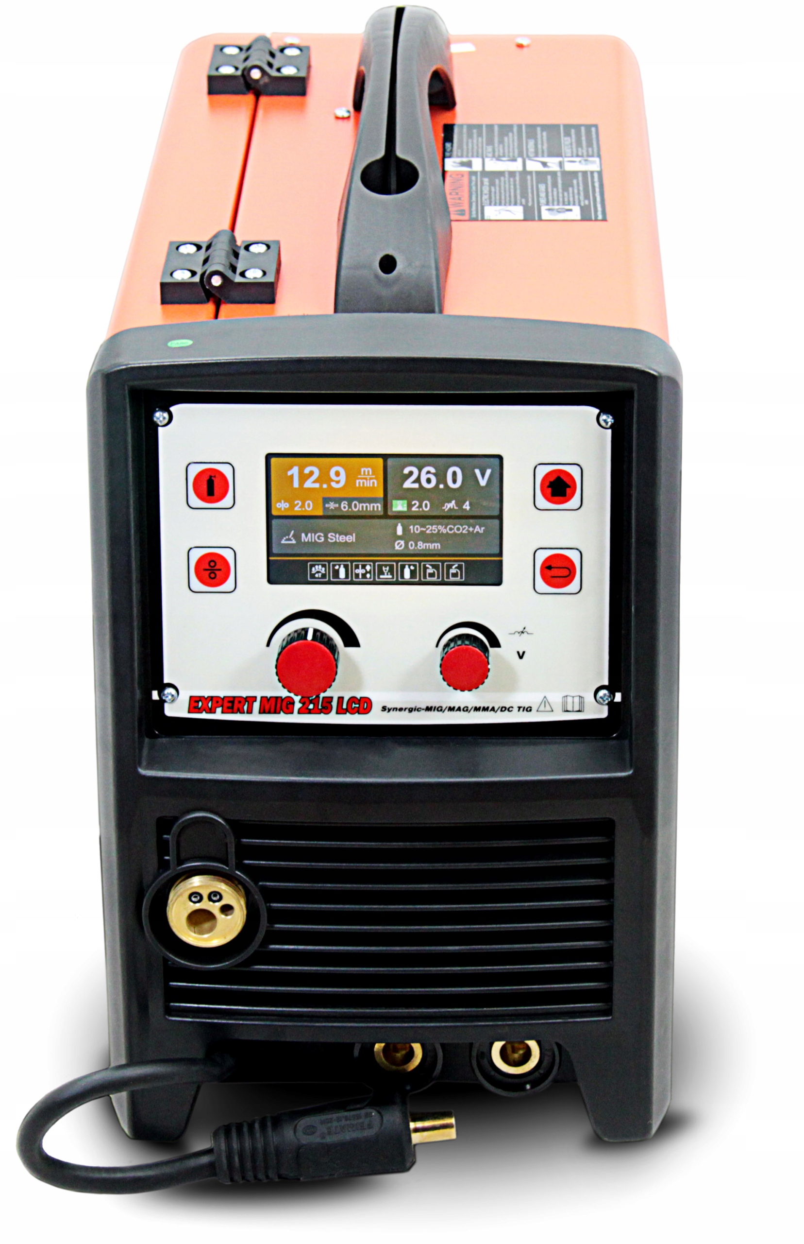 Spawarka EXPERT MIG 215 LCD MIG/MMA/TIG SYNERGIC Marka Ideal