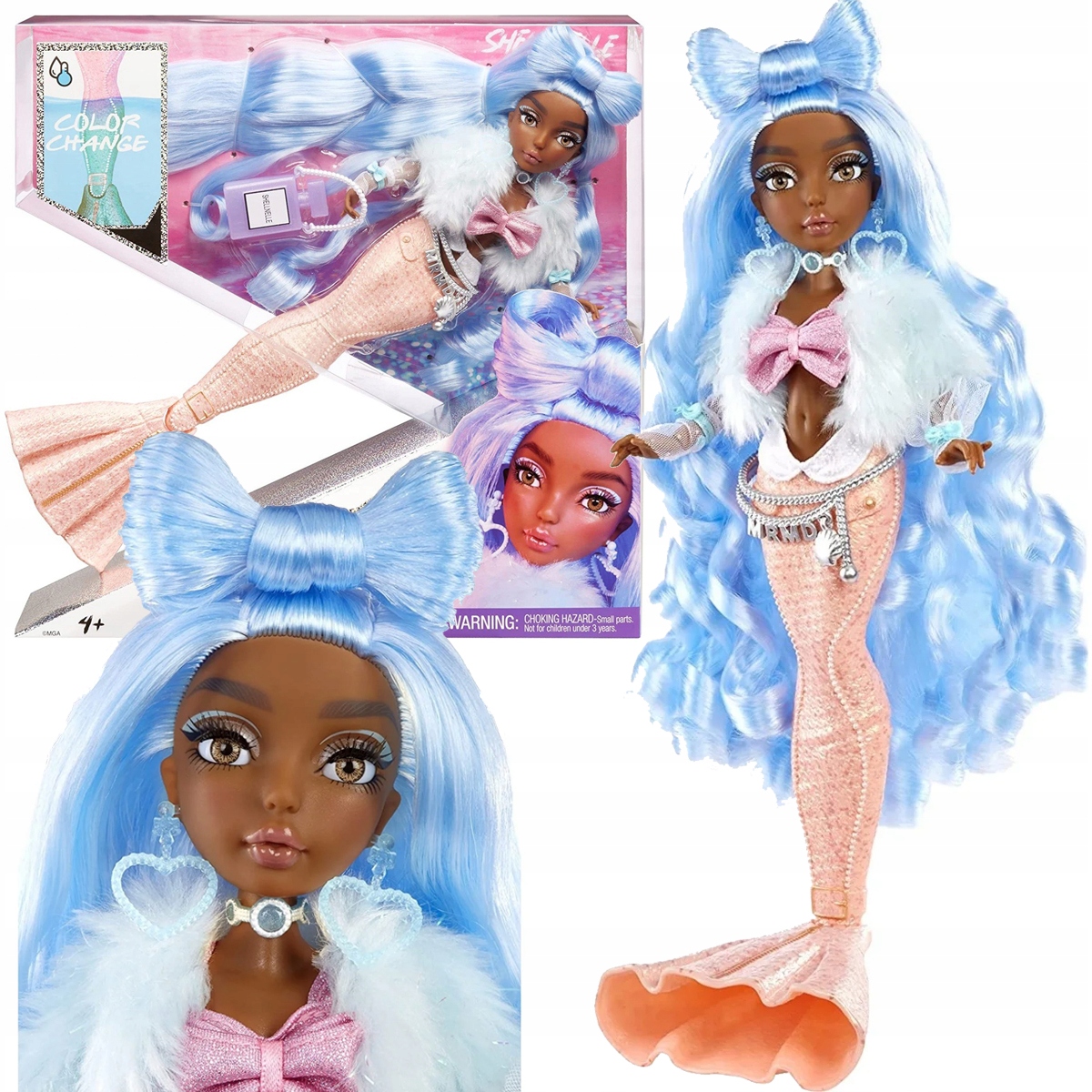 

Mermaze Mermaidz Lalka Syrenka Shellnelle Kolor