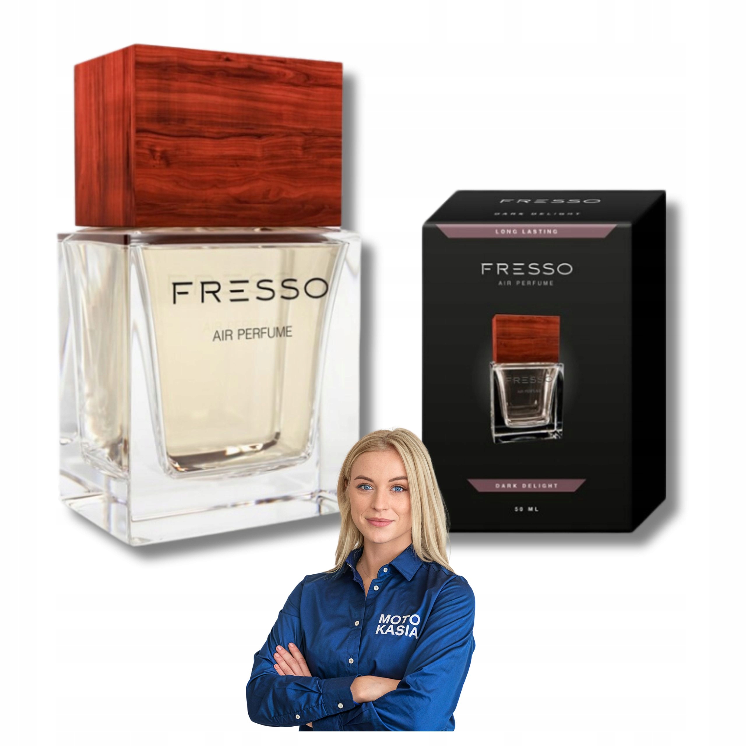 Fresso perfumy samochodowe auto zapach trwały intensywny dark delight 50ml