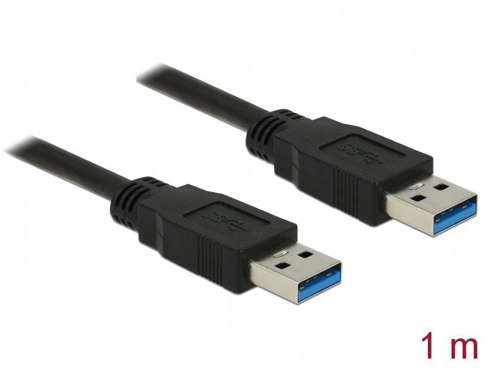 Kabel USB 3.0 A-A AM-AM Super Speed 5Gb/s CU 1m Stan opakowania oryginalne