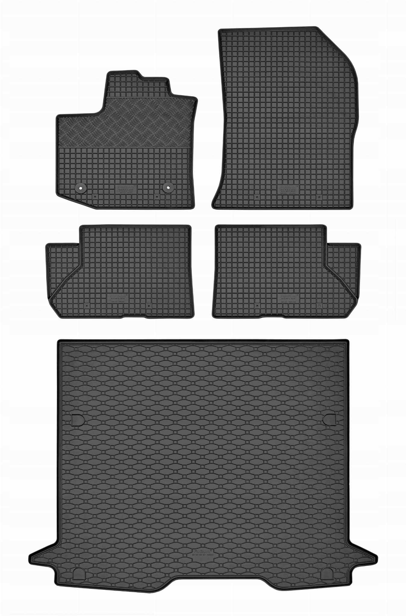 Dywaniki i mata do Dacia Dokker 5 miejsc 2012-2021