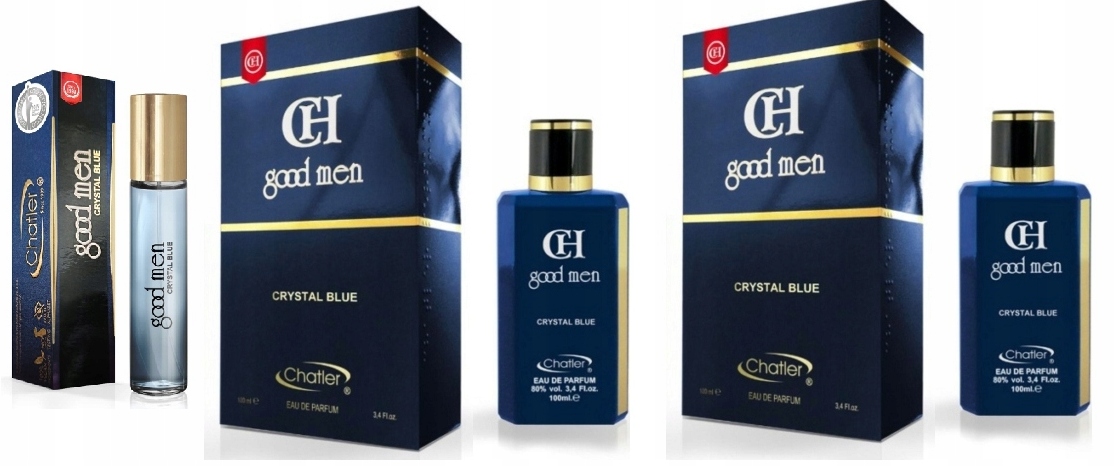 Chatler Ch Good Men Crystal Blue 2x100 ml 30 ml Edp Set