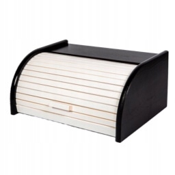 

Chlebak pojemnik na pieczywo Duży czarno-biały