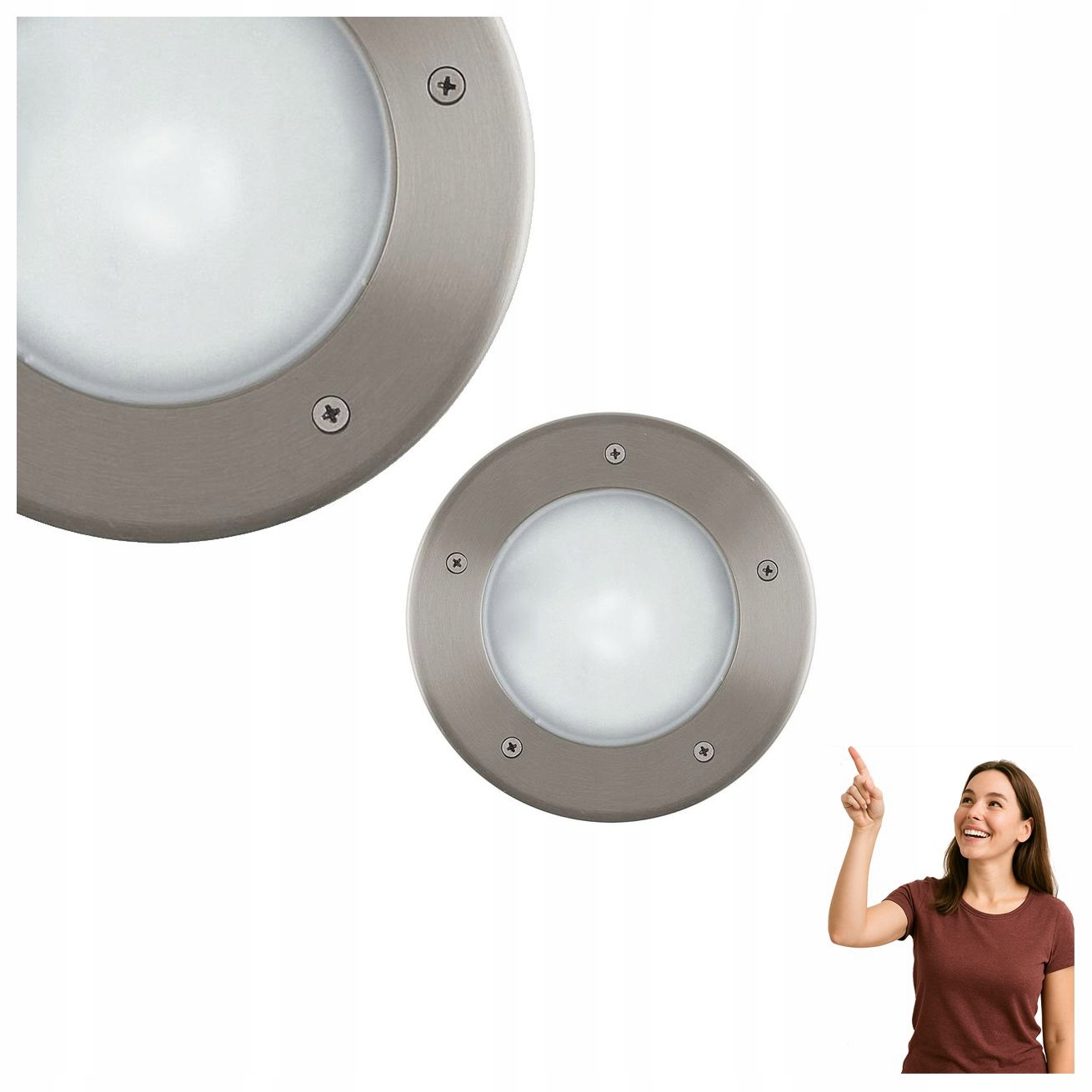 Venkovní nájezdové svítidlo Riga 3 86189 Eglo