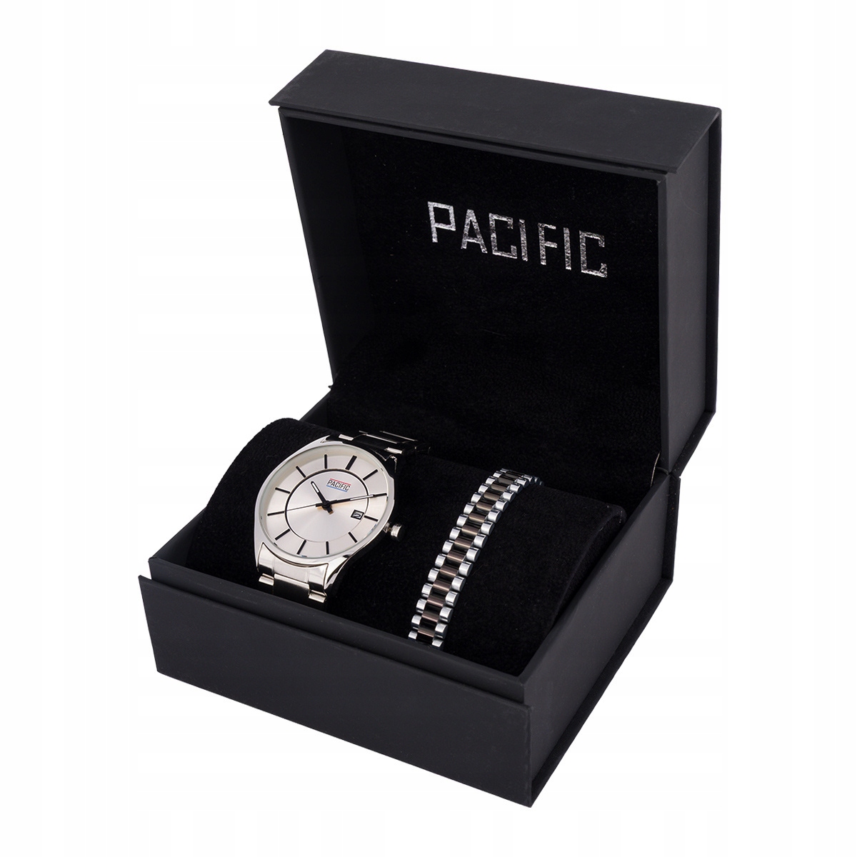 Pacific X0037-01 komplet stříbrný náramek elegantní sada pro