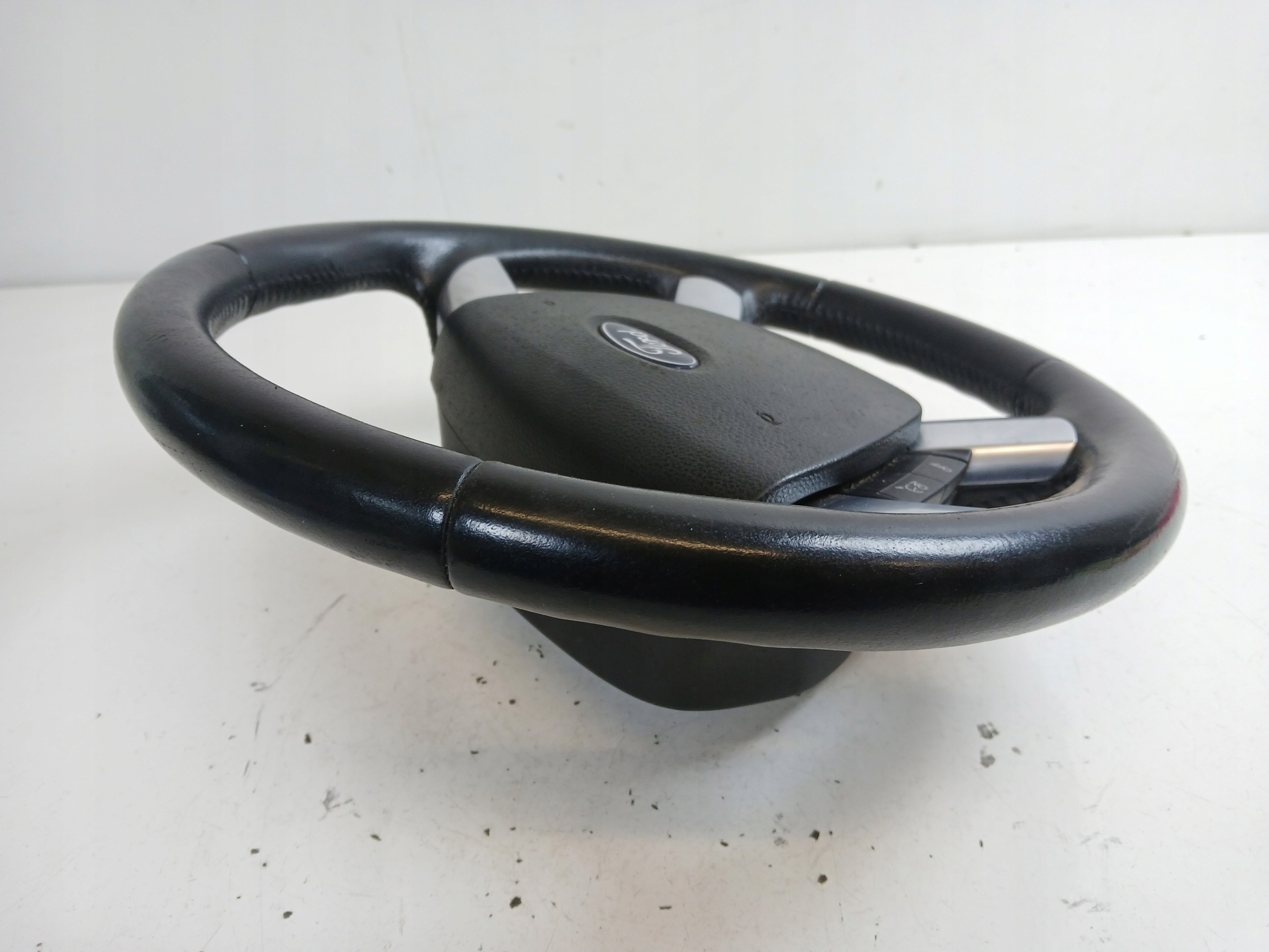 FORD FOCUS C MAX steering wheel, MULTIFUNKCJA leather SKORZANA nice LADNA