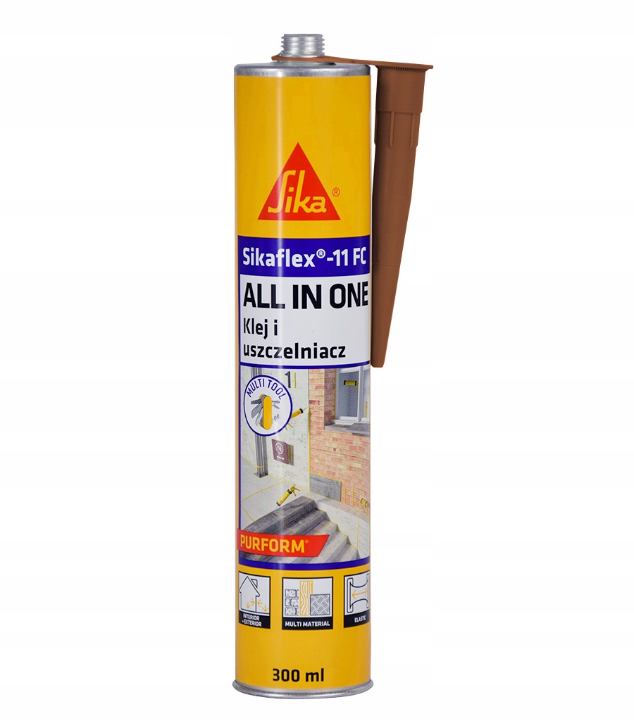 

Uszczelniacz Sika Sikaflex 11fc Brąz 300ml