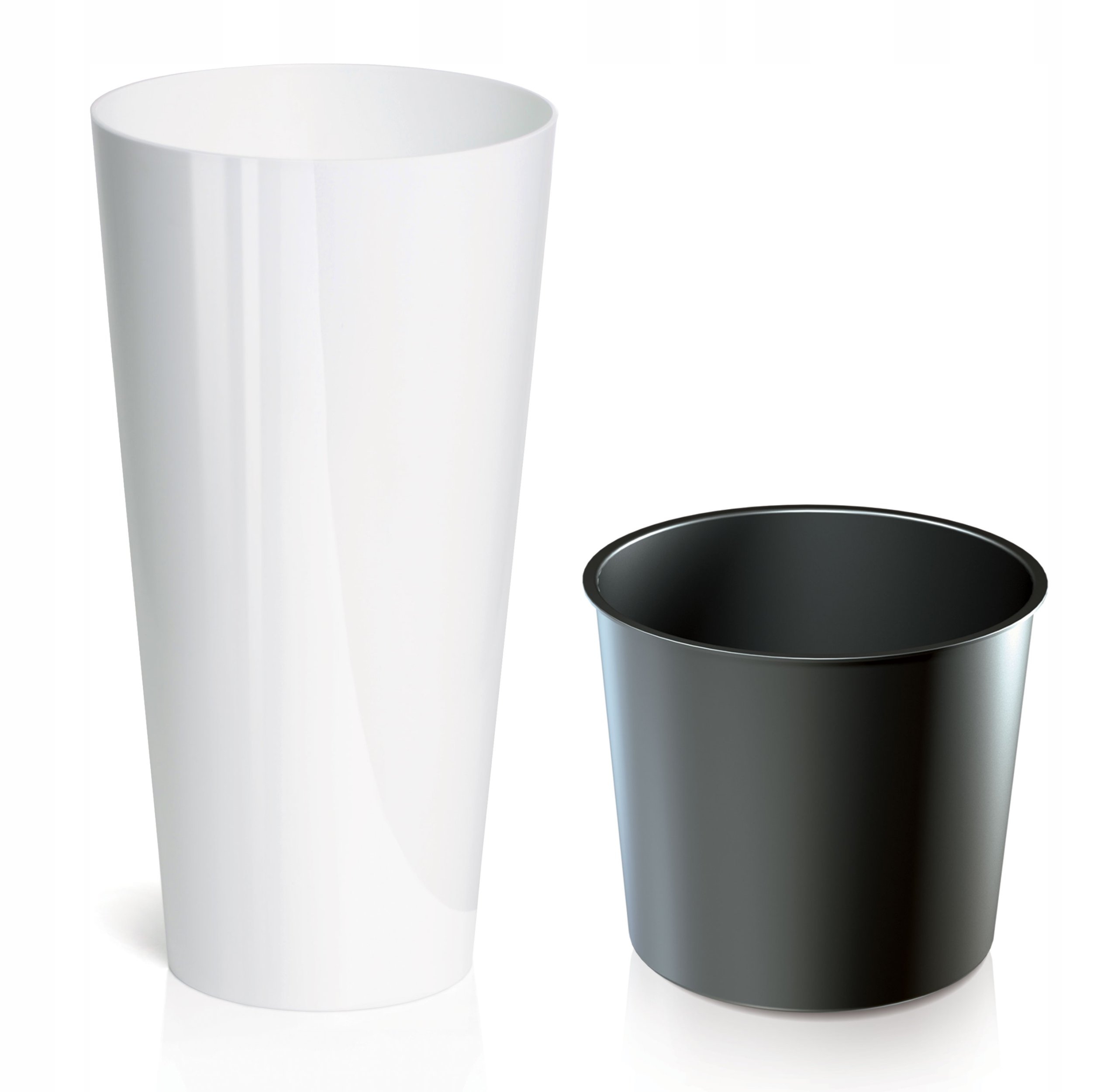 DONICA WYSOKA 47CM Z WKŁADEM POŁYSK DTUS250S BIAŁA Marka Deco4Home