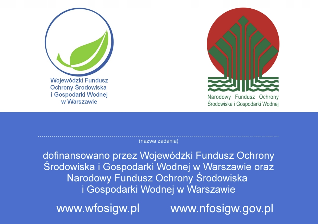 Tablica PCV A4 Inne dofinansowania WFOSIGW