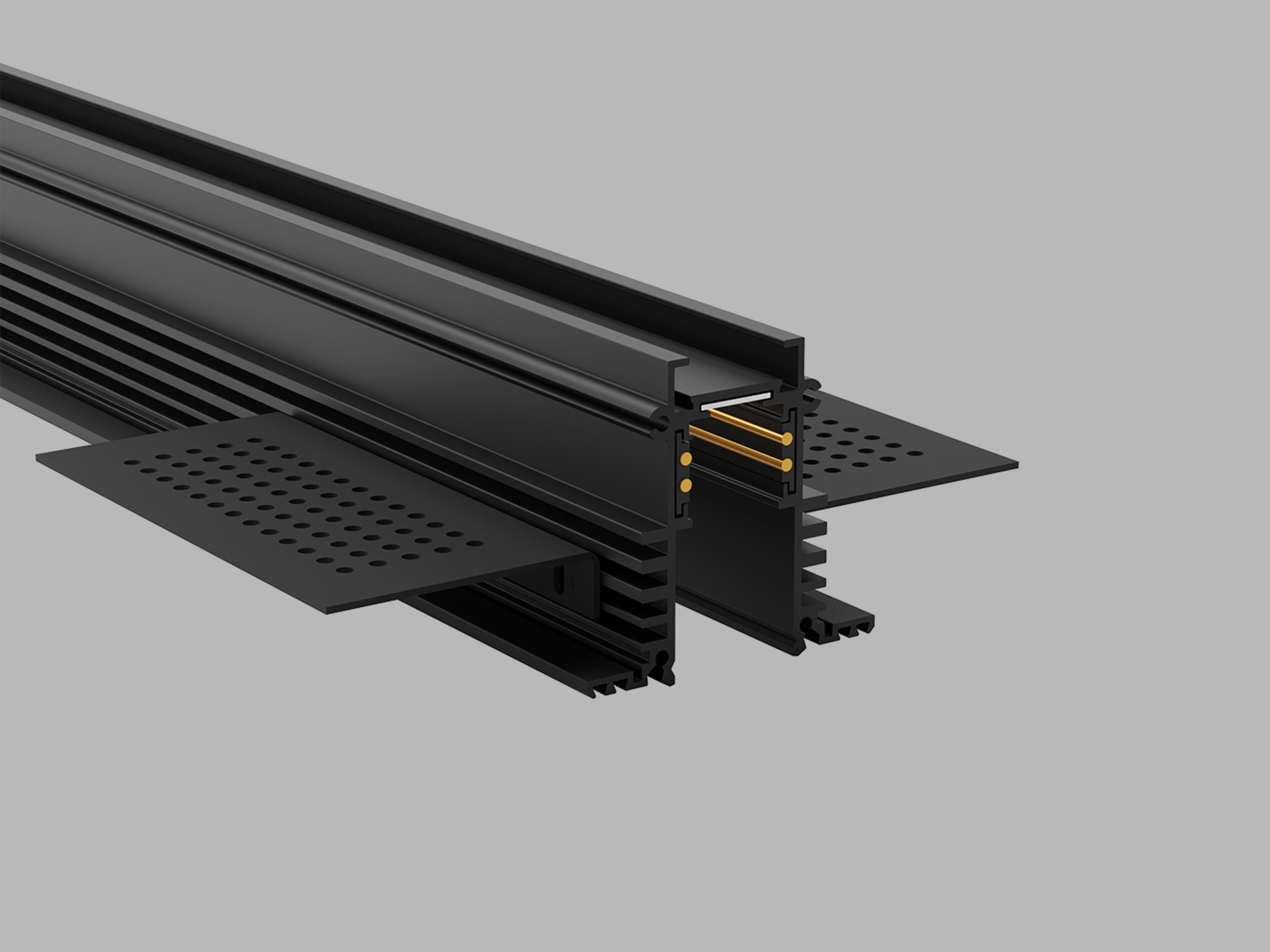 Magnetická lišta LED2 Mag In Track 2m čierna 48V DC Dali IP20