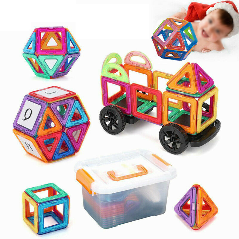 

105EL Edukacyjne Klocki Magnetyczne Płytki Magnes